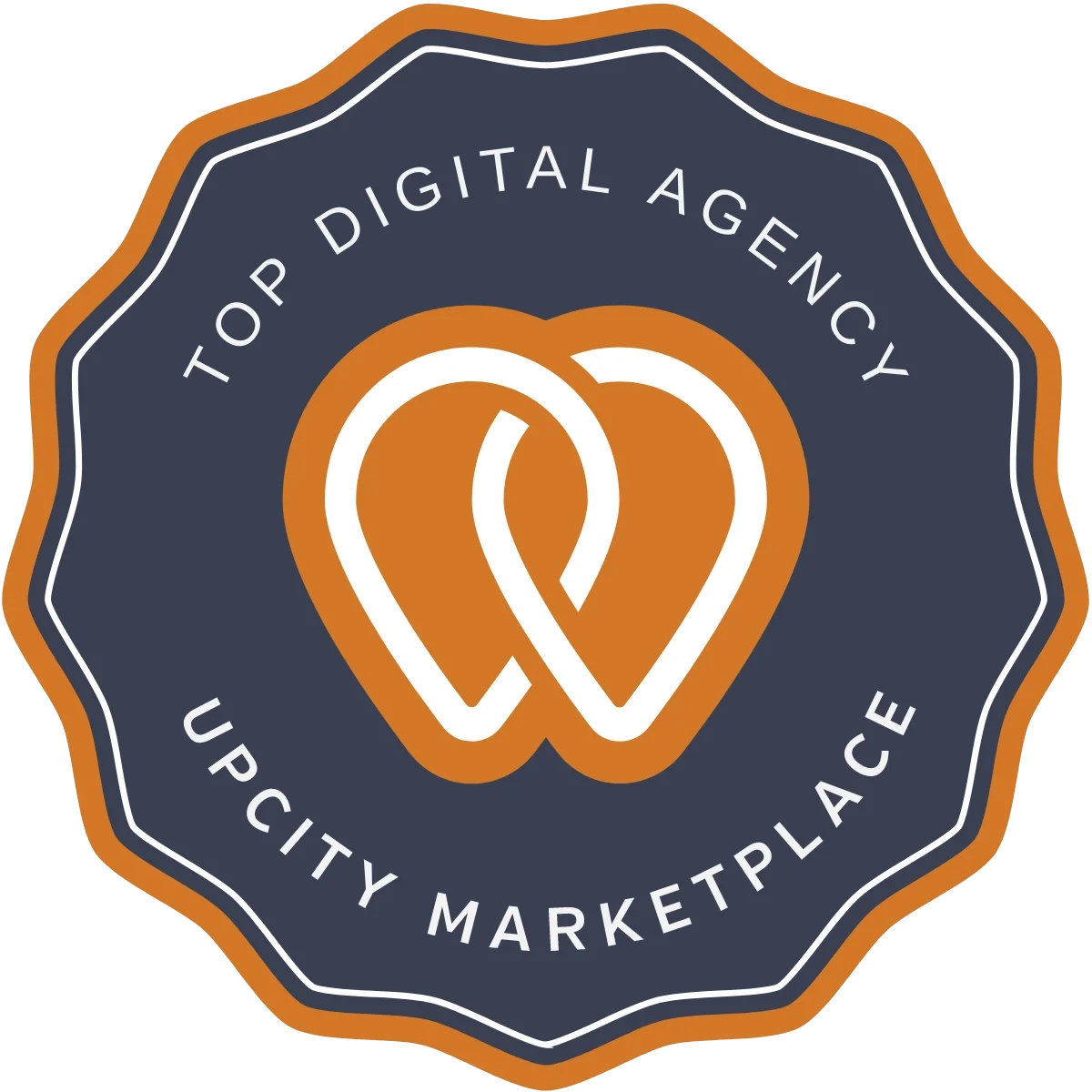 best advertising agency upcity badge